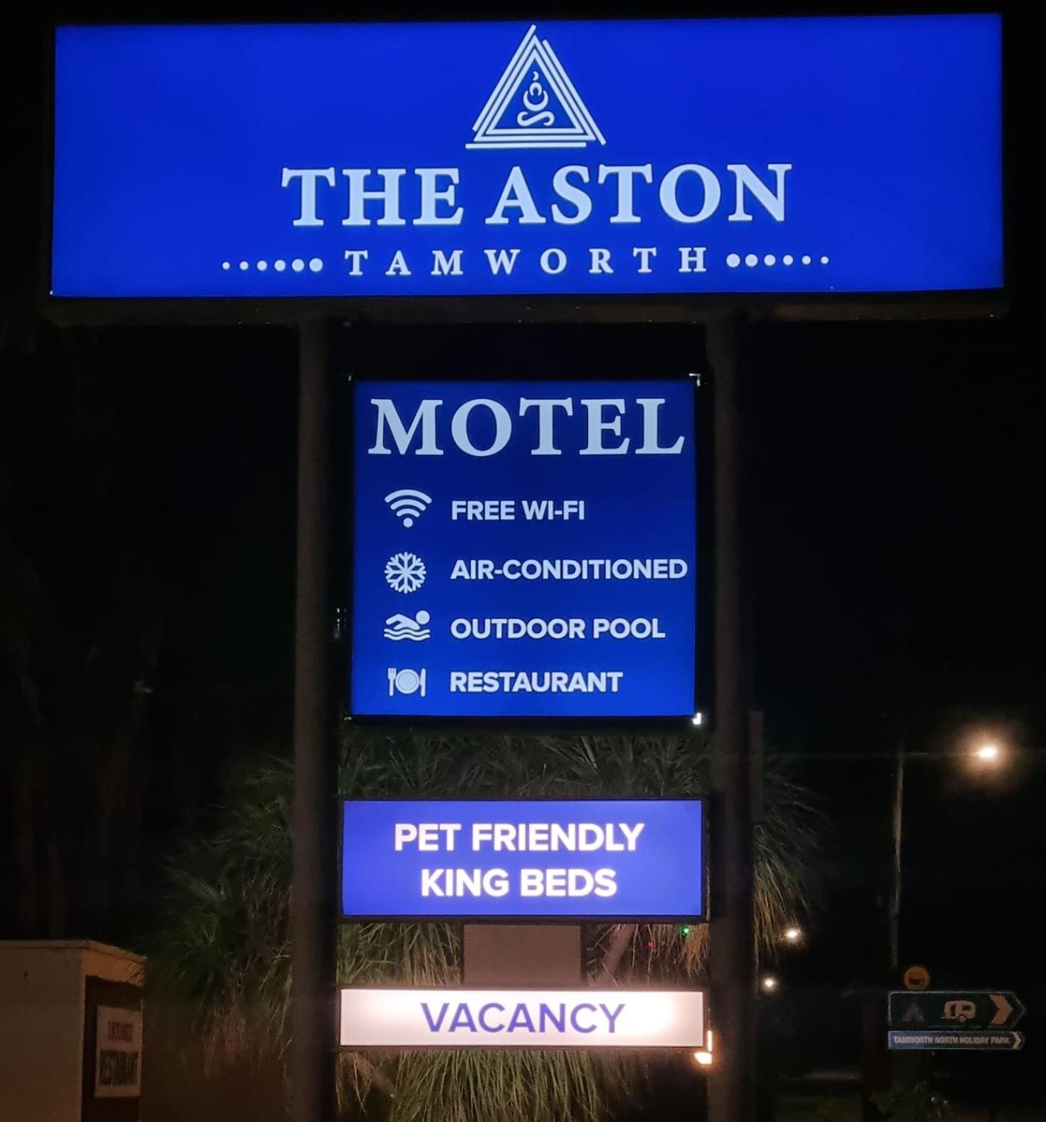 The Aston Motel Tamworth Exteriér fotografie